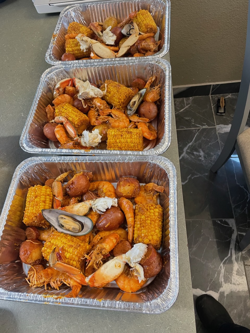 Charola de mariscos